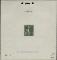 N° 246 Epr. D'essai De Surcharge Caisse D'amortissement N°10 Qualité:  Cote: .....  € - Sonstige & Ohne Zuordnung