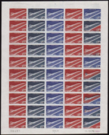 N° 49 1f70 Concorde Feuille De 50 Timbres Qualité: ** Cote: 9410  € - Autres & Non Classés