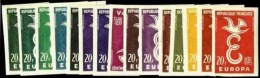 N° 1173 20F Europa 1958 15 Couleurs Différentes Qualité: ** Cote: 1800  € - Otros & Sin Clasificación