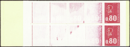 N° 1816 Carnet De 20 Timbres Impression Détruite Sur 16ex Qualité: ** Cote: 1040  € - Other & Unclassified