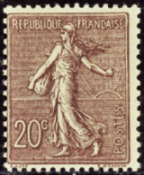 N° 131 A 20c Brun-lilas Foncé Qualité: ** Cote: 220  € - Otros & Sin Clasificación