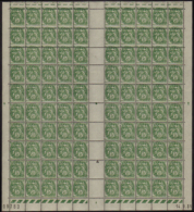 N° 111 Feuille De 100t CD 14-9-31 Piquage à Cheval Sur 30timbres Qualité: ** Cote: .....  € - Other & Unclassified