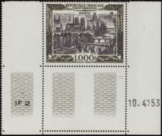 N° 29 1000f Paris Cdf 10-4-53 Qualité: ** Cote: 165  € - Sonstige & Ohne Zuordnung