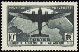 N° 321 10f Traversée De L'Atlantique Qualité: * Cote: 375  € - Andere & Zonder Classificatie