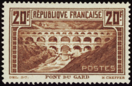 N° 262 A 20f Pont Du Gard Type I Qualité: ** Cote: 575  € - Otros & Sin Clasificación