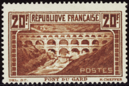 N° 262 A 20f Pont Du Gard Type I Qualité: * Cote: 350  € - Andere & Zonder Classificatie