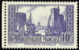 N° 261 10f La Rochelle Qualité: ** Cote: 170  € - Andere & Zonder Classificatie