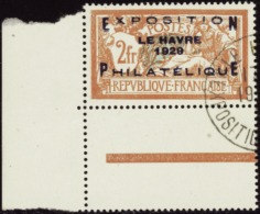 N° 257 A Exposition Philatélique Int. Le Havre Cdf TB Qualité: OBL Cote: 875  € - Otros & Sin Clasificación