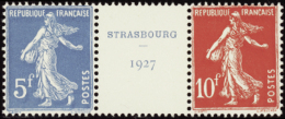 N° 242 A Exposition Philatélique De Strasbourg 1927 Qualité: * Cote: 800  € - Otros & Sin Clasificación