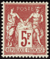 N° 216 5F Rouge Qualité: * Cote: 160  € - Other & Unclassified