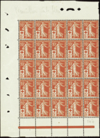 N° 147 10c+5c Croix-rouge Bloc De 25 Timbres Qualité: ** Cote: 2500  € - Andere & Zonder Classificatie