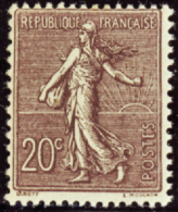 N° 131 A 20c Brun-lilas Foncé Qualité: ** Cote: 220  € - Otros & Sin Clasificación