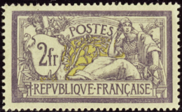 N° 122 2f Merson Violet Et Jaune TB Centré Qualité: ** Cote: 5000  € - Andere & Zonder Classificatie