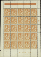 N° 117 15c Mouchon Panneau De 25 Timbres Qualité: ** Cote: 875  € - Otros & Sin Clasificación