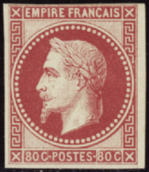 N° 32 B 80c Rose Impression Fine Rothschild Qualité: ** Cote: 800  € - Other & Unclassified