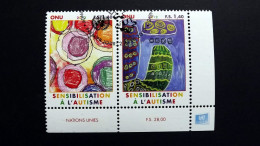 UNO-Genf 788/9 Oo/ESST, Autismus, Gemälde Von Autistischen Künstlern - Used Stamps