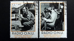 UNO-Genf 805/6 Oo/ESST, UN-Radio - Welttag Des Radios - Usati