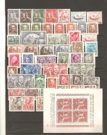 POLOGNE  ANNEE  COMPLETE 1951  NEUVE ** MNH LUXE  51 TIMBRES ET UN   BLOC - Años Completos