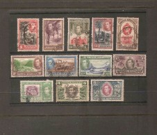 BRITISH HONDURAS 1938 SET SG 150/161 FINE USED Cat £120 - British Honduras (...-1970)