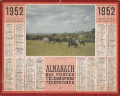 ALMANACH Des Postes,Télégraphes Et Téléphones 1952 : YONNE - Grand Format : 1941-60