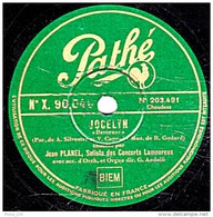 78 T.- 25 Cm - état B - Jean PLANEL - LA JOLIE FILLE DE PERTH - JOCELYN - 78 T - Disques Pour Gramophone