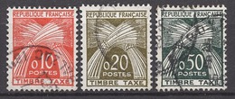 FRANCE  1960 / 1983 - LOT Y.T. N° 91 / 92 / 93 - 3 TT OBLITERE ...FD128 - 1960-.... Oblitérés