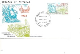 Exposition De Séville -1992 -Voiliers ( FDC De Wallis Et Futuna à Voir) - 1992 – Siviglia (Spagna)