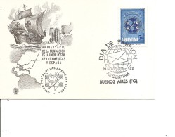 Argentine - Union Postale -Amérique -Espagne ( CM De 1962 à Voir) - Brieven En Documenten