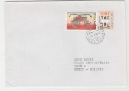 GOOD SLOVAKIA Postal Cover To ESTONIA 2010 - Good Stamped: Firefighting - Cartas & Documentos