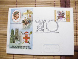 A406.FDC.  Premier Jour.Royaume-Uni. 1900 TH ANNIVERSARY OF THE FOUNDATION OF THE CITY OF YORK.. YORK 1971 - Non Classés