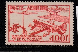 FEZZAN PA N° 4 100F ROUGE NEUF SANS CHARNIERE - Unused Stamps