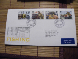 A406.FDC.  Premier Jour.Royaume-Uni. FISHING... BUREAU EDINBURGH 1981 - Ohne Zuordnung