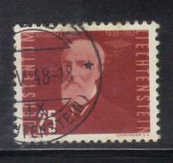 T1659 - LIECHTENSTEIN 1948 , Posta Aerea N. 27 Usato - Luchtpostzegels