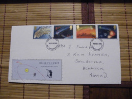 A406.FDC.  Premier Jour.Royaume-Uni. HALLEY'S COMET.. MID NORTHUMBERLAND 1986 - Unclassified