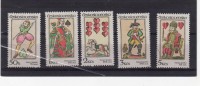 1984 Les Cartes à Jouer Y 2593 - 2597  **  Complet - Unused Stamps