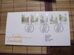 A406.FDC.  Premier Jour.Royaume-Uni. LONDON LANDMARKS.. KINGSTON UPON-THAMES. 1980 - Zonder Classificatie