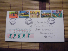 A406.FDC.  Premier Jour.Royaume-Uni. SPORT.. MID NORTHUMBERLAND 1986 - Sin Clasificación