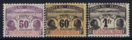 Senegal: Tax 4 - 6 MH/* Falz/ Charniere - Used Stamps