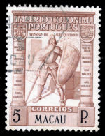 !										■■■■■ds■■ Macao 1938 AF#305ø Colonial Empire 5 Patacas (x11352) - Oblitérés