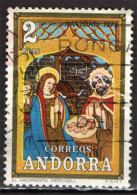 ANDORRA SPAGNOLA - 1973 - NATALE - USATO - Usados
