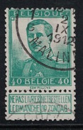 COB / OBP 114 Gest / Obl - Cu Linkse 4 Verbonden Met Kader / 4 Gauche Lié Au Cadre - 1901-1930