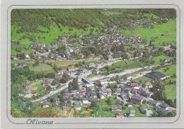 Olivone - Dorfkern Von Oben           Ca. 1990 - Olivone