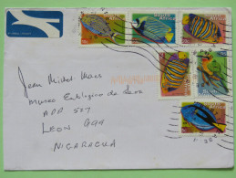 South Africa 2011 Cover To Nicaragua - Fishes - Bird - Cartas & Documentos