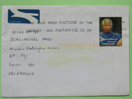 South Africa 2011 Cover To Nicaragua - Mandela - Brieven En Documenten