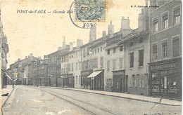 Pont-de-Vaux (Ain) - Grande Rue Et Epicerie Centrale - Edition B.F. Chalon - Pont-de-Vaux