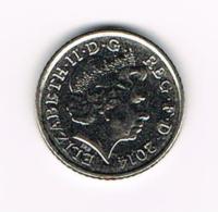 °°°  GREAT BRITAIN  5 PENCE 2014 - 5 Pence & 5 New Pence