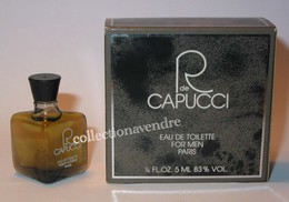 Capucci : R De CAPUCCI Miniature De Collection Eau De Toilette Pour Homme 5 Ml. - Miniatures Hommes (avec Boite)