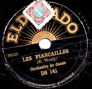 78 T. -  20 Cm - état  B  - Orchestre De Danse -  LES FIANCAILLES - WEDDING WALTZ - 78 T - Disques Pour Gramophone