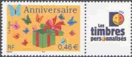 France Personnalisé N° 3480 A ** Anniversaire - Logo Les Timbres Personnalisés - Nuovi