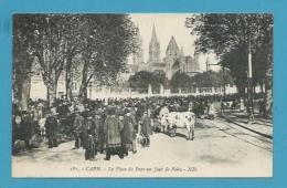 CPA 181 - Métier Maquignons Marché Aux Bestiaux La Place Du Paérc Jour De Foire CAEN 14 - Caen